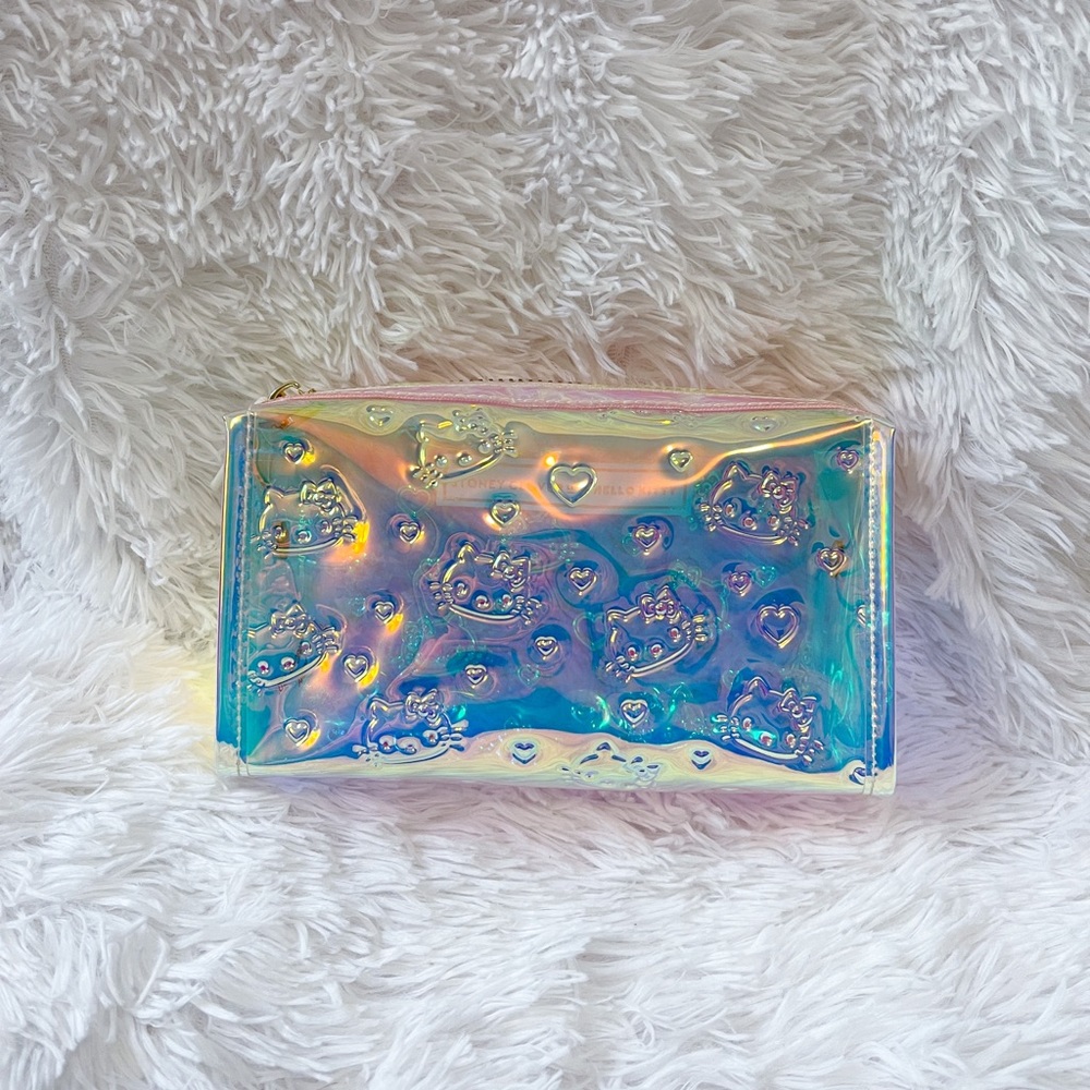 Stoney Clover Lane x Hello Kitty Iridescent Travel Pouch